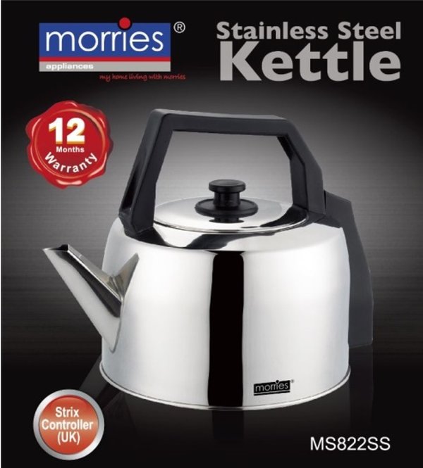 Morries 5l Stainless Steel Kettle MS 822SS