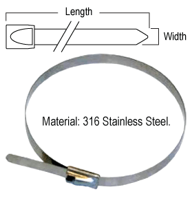 Metz-316 Stainless Steel Cable Tie