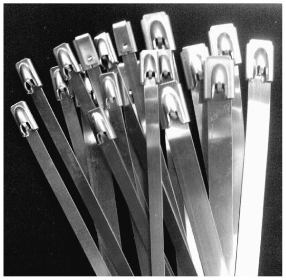 Metz-316 Stainless Steel Roller Ball Cable Tie/Pack Of 100pc Width_4.6mm