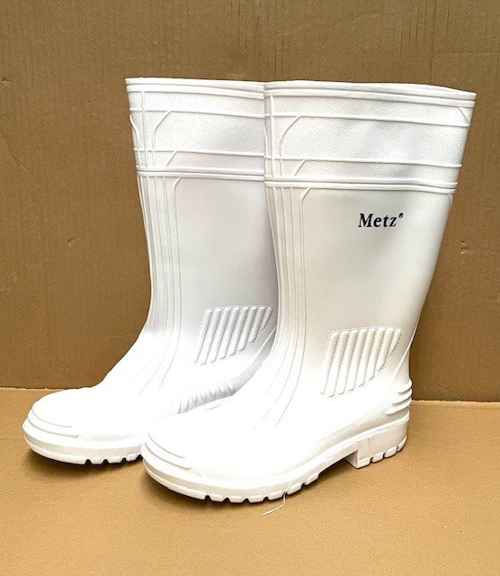 Metz-Safety White Rubber Boots