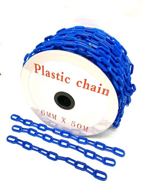 Plastic Chain Blue(6mmx50Mtr)