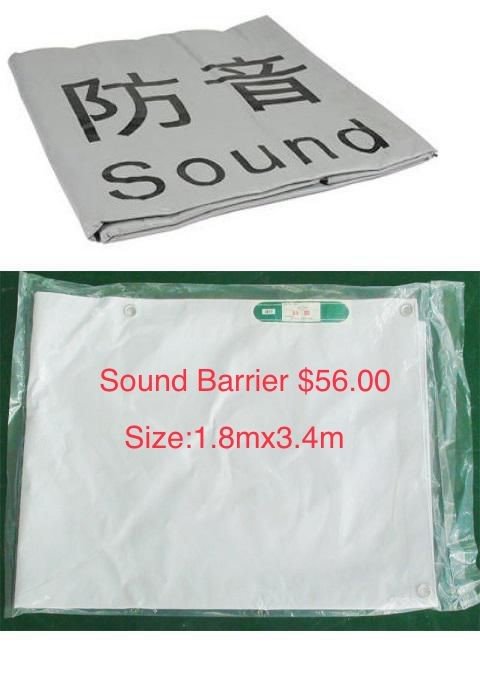 Sound Barrier PVC 1.8mx3.4mtr