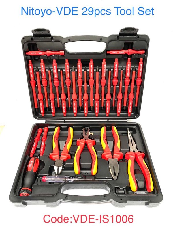 E-Nitoyo-VDE Insulated Tool Set 29pc