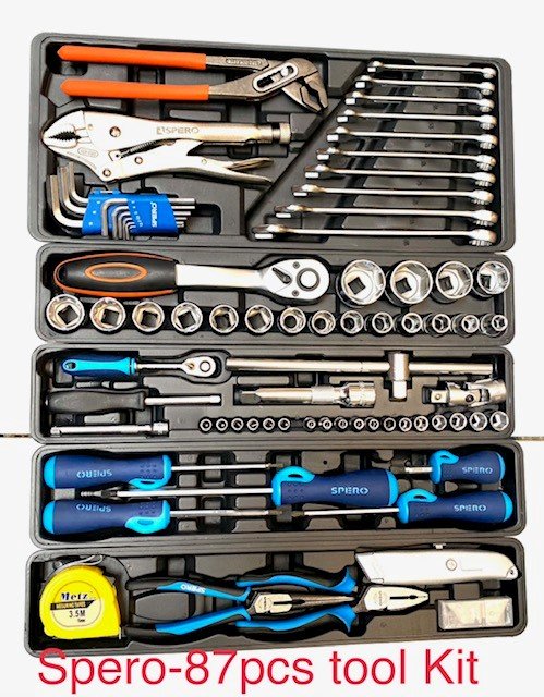 Spero-87pcs Metal Tool-Box Kit