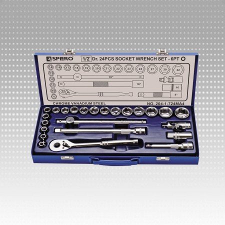 Spero- Socket Set 24 Pcs 1/2″Dr. (6pt) M/M