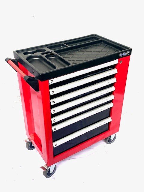 Spero-Tool Trolley 7Drawer(Red)