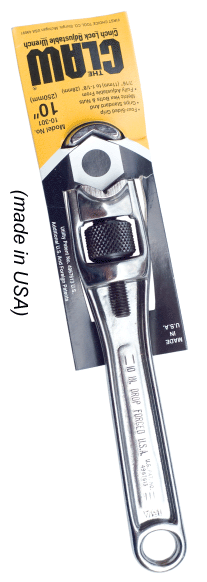 Claw-Cinch Lock Adjustable Wrench(U.S.A)