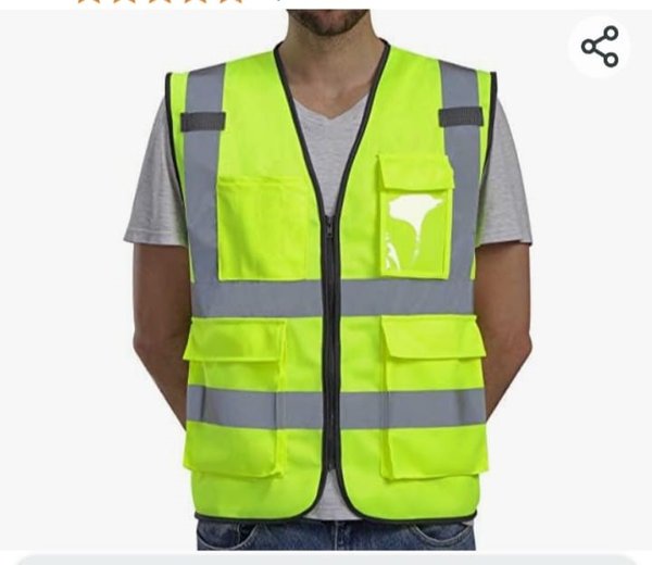 Reflective Visibility Multi Pocket Wear Safety Vest