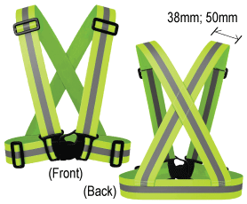 Safety Elastic Work Vest With Clip(Green)