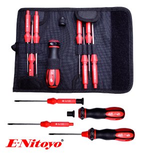 E-Nitoyo-VDE Interchangeable S’Driver Set 9pc IS1002