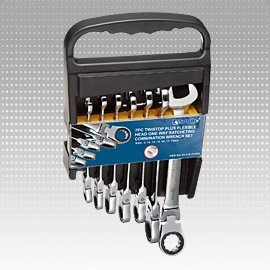 Spero- Flexible Head Ratchet Wrench Set 7pc Inches