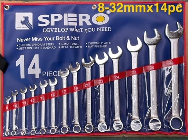 Spero-Combination Wrench 14pc(M/M)