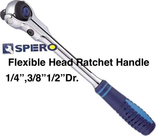 Spero-Flexible Head Ratchet Handle 3/8″Sd.